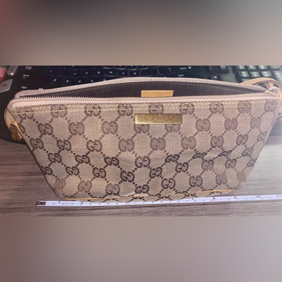Gucci Authentic Pre-loved GG Monogram Canvas Pochette Boat Bag ✨Price Firm✨ - Picture 10 of 12